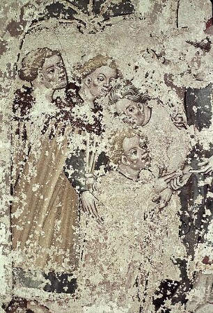 Die Priesterweihe des heiligen Nikolaus durch seinen Onkel, den Bischof von Myra
