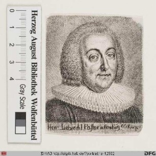 Bildnis Johann Matthias Liebrecht