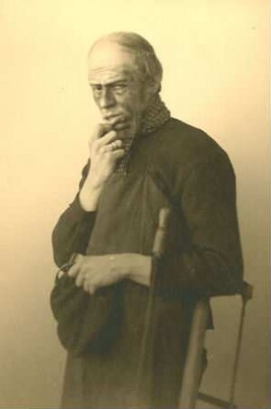 Paul Henckels als Engstrand in "Gespenster" von Henrik Ibsen