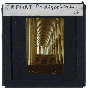 Erfurt, Predigerkirche : Innenansicht in Richtung Osten