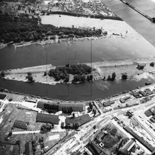 "Am Winterhafen" in der Lebuser Vorstadt von Frankfurt/Oder : Blickrichtung Osten
