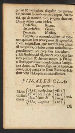 Finales Claves quatuor.
