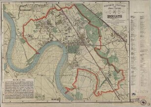 Übersichtsplan der Bürgermeisterei Benrath