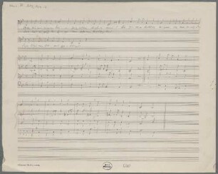 Wach auf meins Herzens Schöne, Excerpts, Coro, woodwinds, strings, LüdD p.453 - BSB Mus.N. 119,129-2 : [without title]