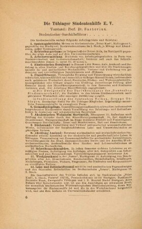 6, Die Tübinger Studentenhilfe E.V.