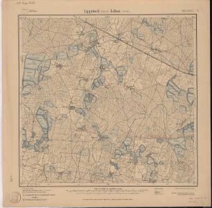 Section Lippitsch - Lohsa aus: Topographische Karte (Meßtischblätter) Sachsen