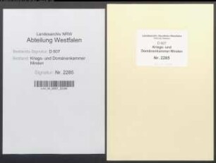 Verkauf der Desteler Mühle (Amt Reineberg, Vogtei Levern) - Band 2