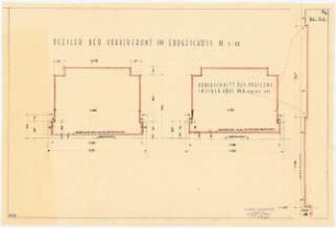 Verlagshaus des Scherl-Verlages, Berlin: Pfeiler der Vorderansicht im Erdgeschoss: Schnitt 1:10