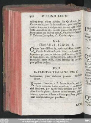 CVII. C. Plinius Traiano Imp. S. Centurionis, filiae civitatem petentis, libellum mittit.