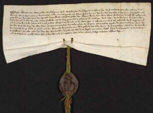 König Wenzel II. von Böhmen gibt als Kurfürst seinen Willen zu diesen königlichen Verleihungen, ebenso Boemunt Erzbischof von Trier.