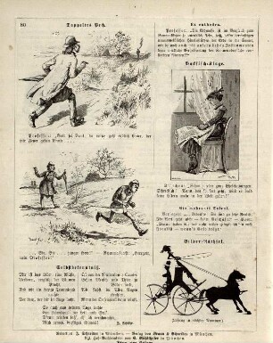 "Doppeltes Pech" "Backfisch-Klage" "Bilder-Räthsel"