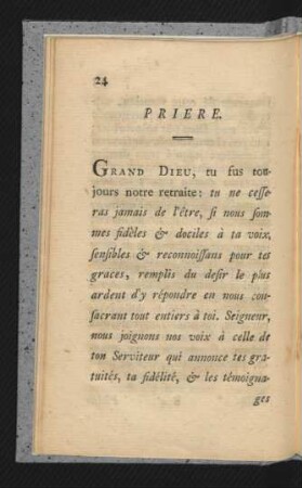 Priere.
