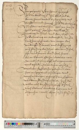 Herzog Johanns Albrecht zu Mecklenburg über die Schalfahrt.