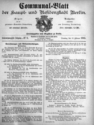 1885,8: No. 8, 22. Februar 1885