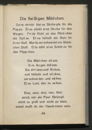 Die fleißigen Mädchen