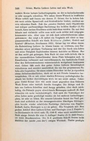 307-310 [Rezension] Grisar, Hartmann, Martin Luthers Leben und sein Werk
