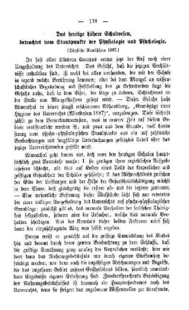 Das heutige höhere Schulwesen, betrachtet vom Standpunkt der Philologie und Psychologie
