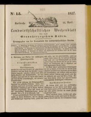 No 15. 1837. 14. April