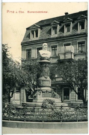 Pirna. Bismarck - Denkmal