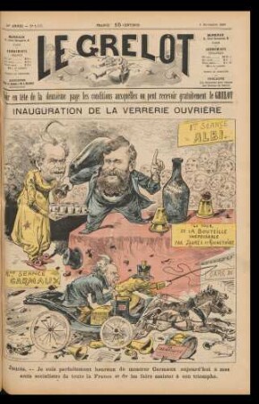Inauguration de la verrerie ouvrière