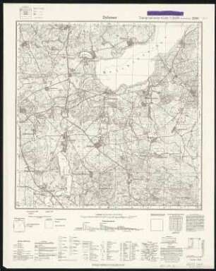Meßtischblatt 2341 : Dahmen, 1952 : Dahmen. - Hrsg. 1884, Ausg. 1952. - 1:25000. - [S.l.]: Deutsche-Wertpapier Druckerei VEB, 1952. - 1 Kt.