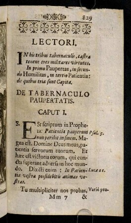 829-836, Lectori; Caput I - II