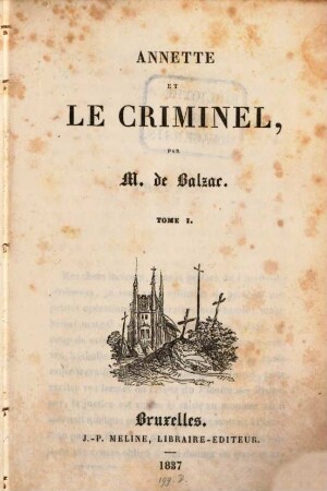 Annette et le criminel, 1