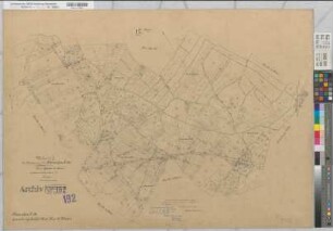 Coesfeld Stadt und Kirchspiel, Lette (Coesfeld), Umlegung Flamschen, Urkarte I Coesfeld, Kspl., Flur 12,2