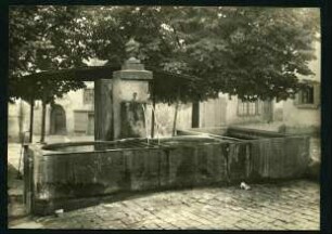 Laufbrunnen am Markt, 1825