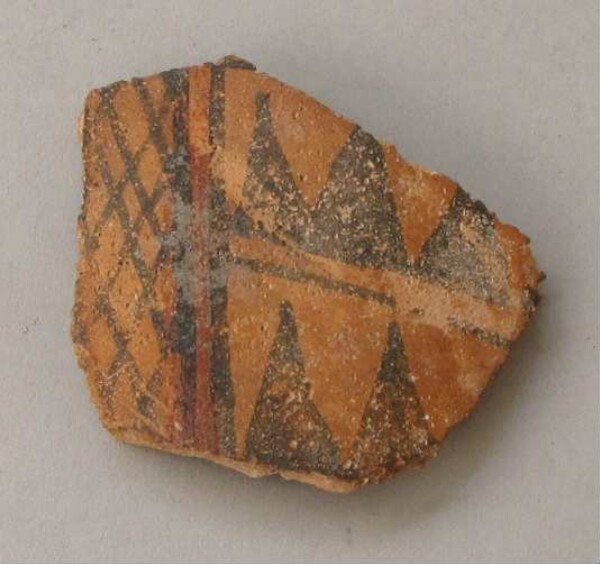 Fragment eines Tongefäßes