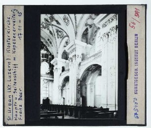 Pfaffnau, Kloster St. Urban : Innenansicht