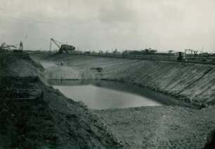 Staustufe Eddersheim am Main, Deutschland, 1931-1933