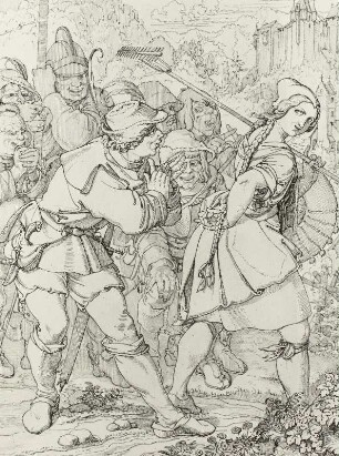 Die Abenteuer von den sieben Schwaben, Die Schwaben und das Mädchen