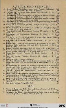 Glas (Nr. 74-94)