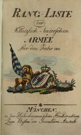 Rang-Liste der Königlich-Baierschen Armée : für d. Jahr ... 1811, 1811