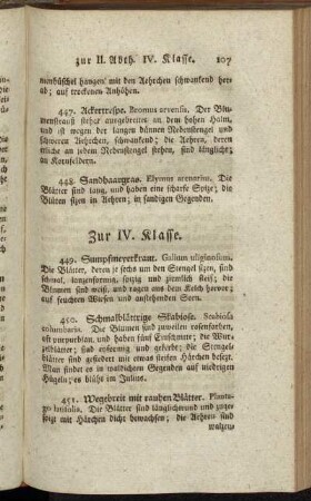 Zur IV. Klasse. - Zur VII. Klasse.