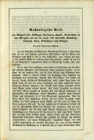 Schriften des Württembergischen Alterthums-Vereins. 1,2