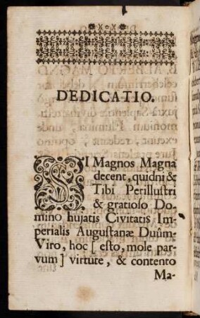 Dedicatio