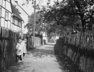 Erlau-Kleinmilkau, Mittelgasse : Erlau-Kleinmilkau. Blick in die Mittelgasse