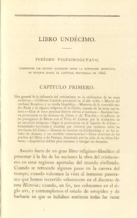 Libro undécimo