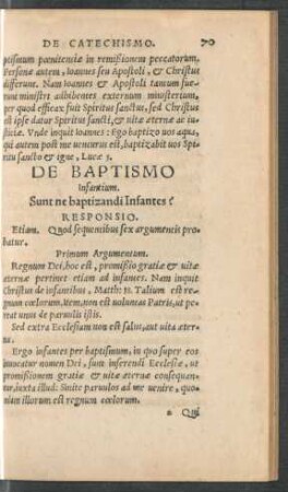 De Baptismo Infantium.