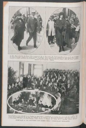 Homenaje a los doctores Luis Saenz Peña y Wenceslao Escalante