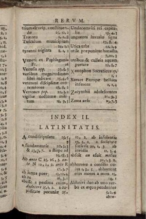 Index II. Latinitatis.