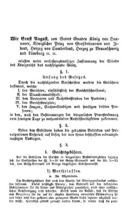 I. Gerichtsgebühren