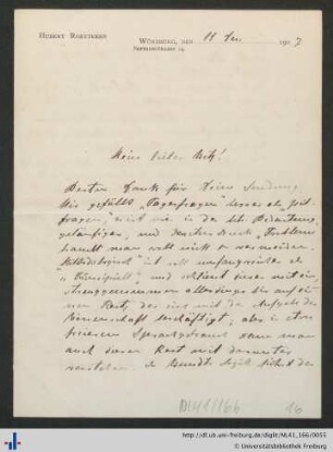 Brief, 11.??.1907