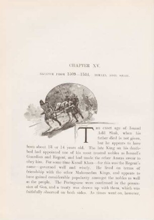 Chapter XV. Bijapur from 1509 - 1534. Ismael Adil Shah