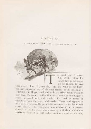 Chapter XV. Bijapur from 1509 - 1534. Ismael Adil Shah