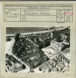 Düsseldorf, Rathaus, Marktplatz, Altstadt