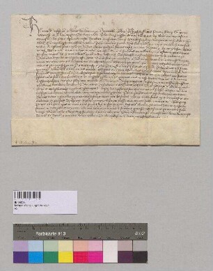 Abt Erhard von Münchsmünster und der Konvent schließen mit Abt Heinrich und dem Konvent von Weltenburg eine Gebetsbruderschaft. S1-2: A1-2