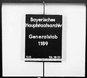 Manöver I. gegen III. bayerisches Armeekorps